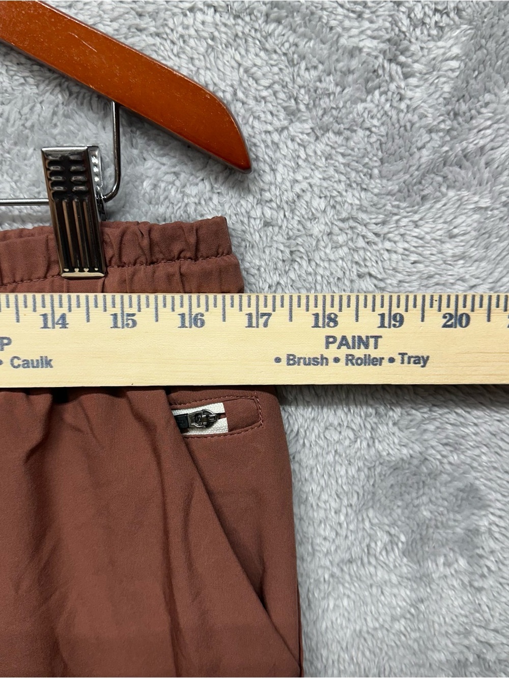 Vuori Ripstop Jogger Pants Brown Elastic Waist Drawstring Women’s XL - Picture 4 of 8